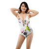 Printed backless swimsuit-YiYi-SW10909