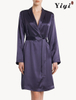 Silky Solid Color Women's Sleepwear-YiYi-SW2021021