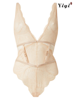 Mesh transparent underwear lace white underwear new fashion sexy corset-YiYi-UW20210366