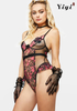 Youth floral mesh hot female sexy lingerie-YiYi-UW20210340