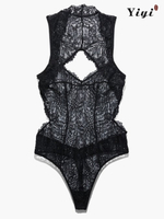 Hot Sexy Lace Transparent Corset-YiYi-UW20210361