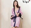 Sexy Fan Striped Women's Dress Sleepwear-YiYi-SW2021011