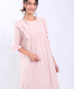 Pink Loose Home Dress-YiYi-HW102234
