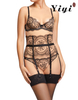 Fashion Sexy Ladies Two-piece Lace Underwear Set-YiYi-UW2021002