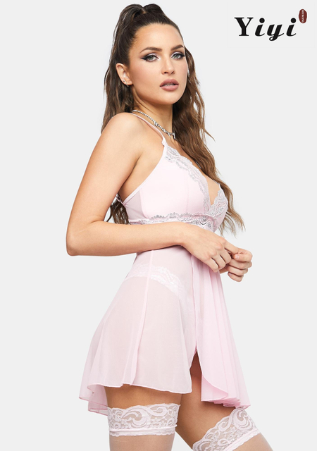 White skirt style women's sexy lingerie-YiYi-UW20210352