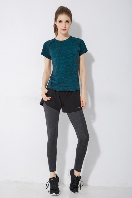 Men's And Women's Sport Suit Three Pieces Short Sleeved Shorts And Spanx-SBS92816