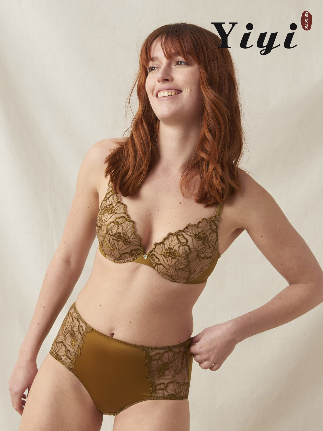 Fashion Sexy Ladies Two-piece Lace Underwear Set-YiYi-UW2021003