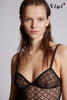 Mesh black seductive sexy lingerie-YiYi-UW2021031