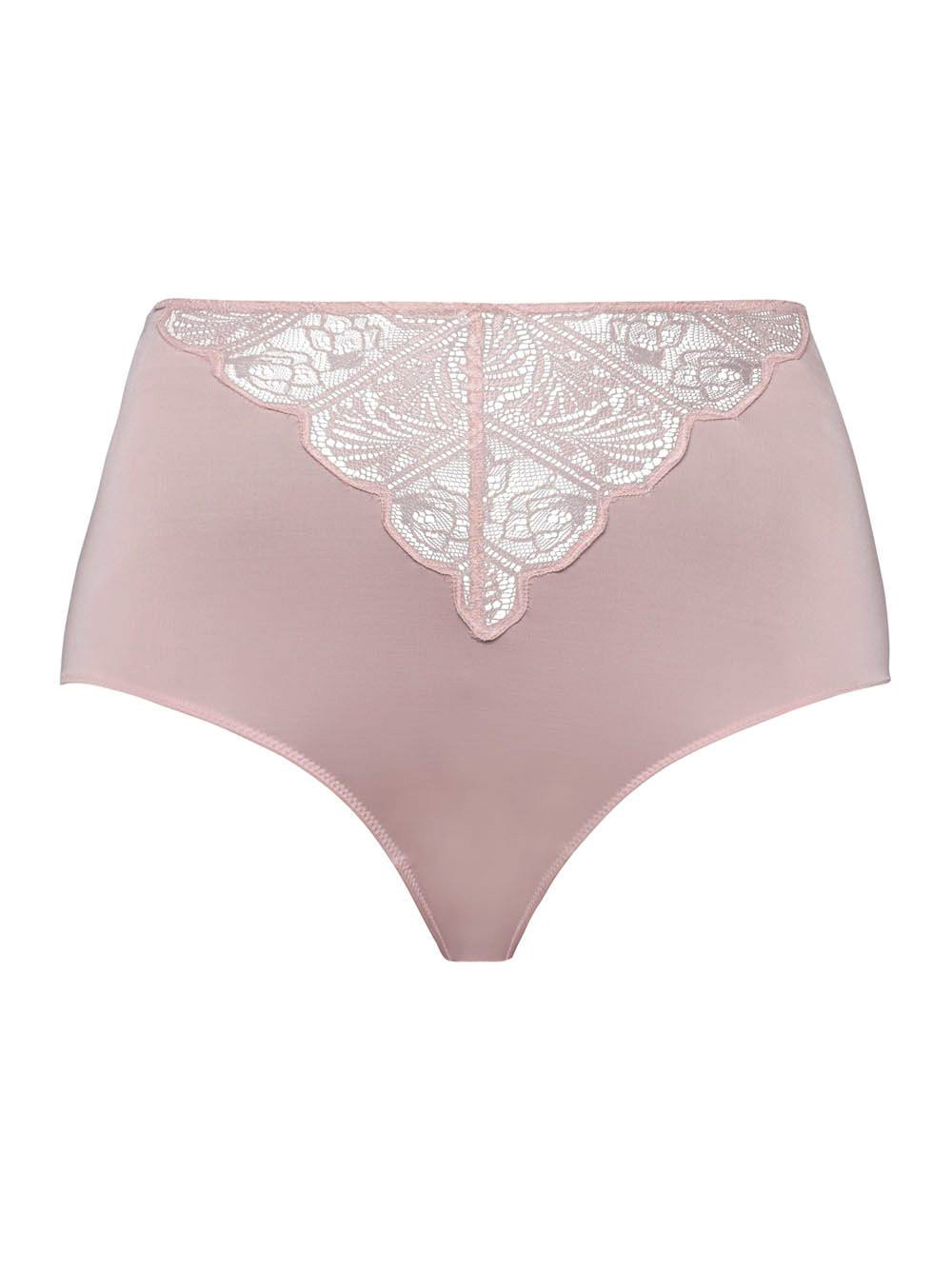Pink High-waisted Underwear-YiYi-UW102822