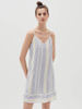 Fresh Small Stripe Set Nightdress-YiYi-HW102212