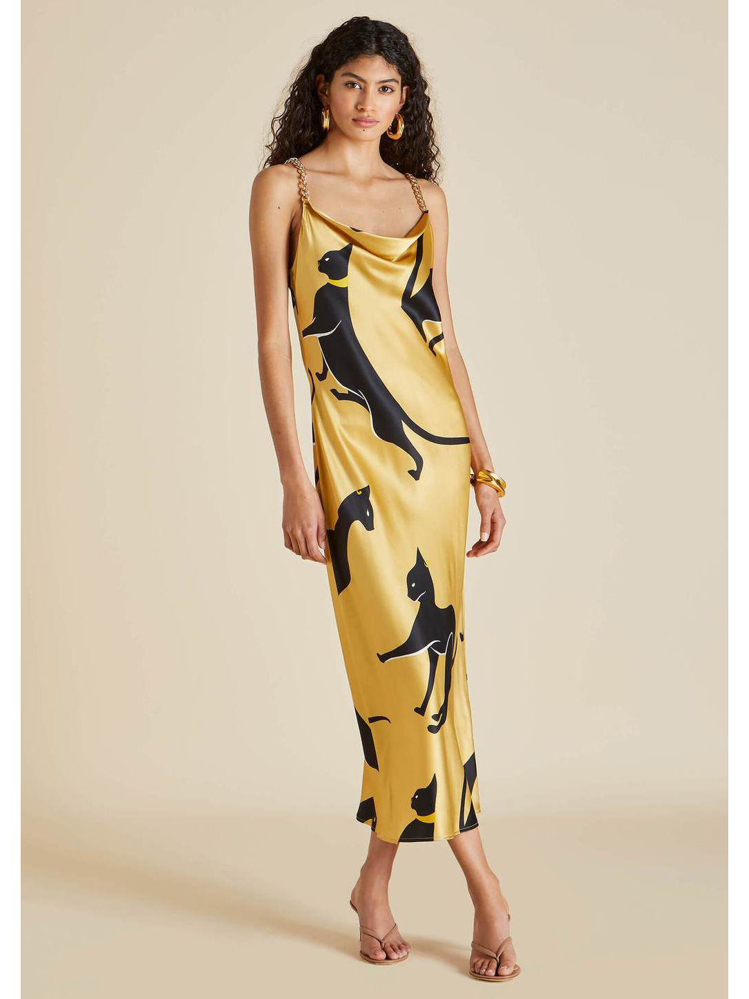 Spring, summer and autumn printed silk pajamas collection-YiYi-HW102214