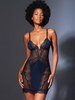 Glamour Black See-through Nightdress-YiYi-HW102213