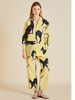 Spring, summer and autumn printed silk pajamas collection-YiYi-HW102214