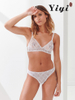 Pure White Sexy Ladies Lace Underwear -YiYi-UW2021026