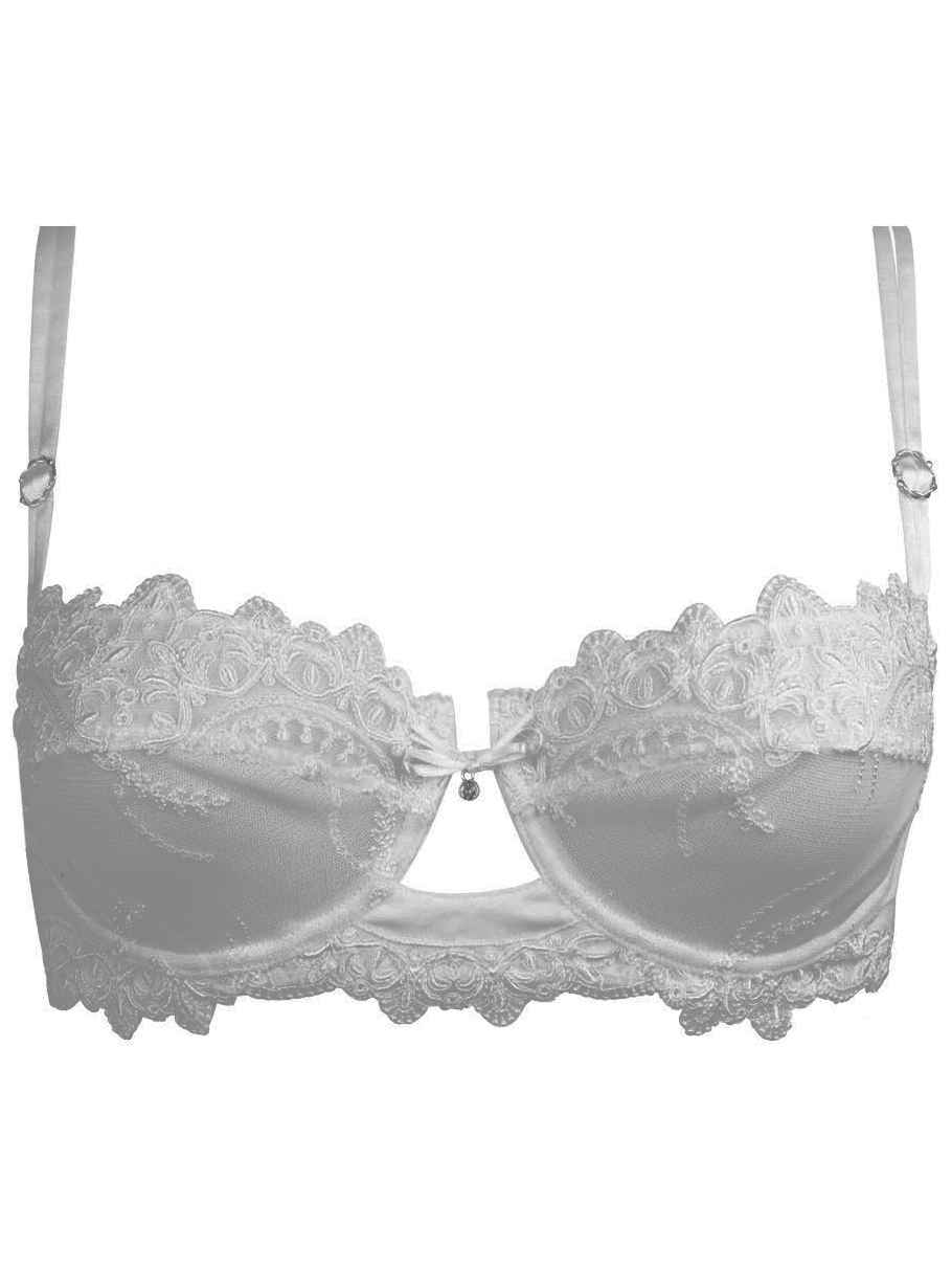 Pure White Lace Sexy Underwear-YiYi-UW102804