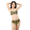 Two-piece Breast Cup Textured Swimsuit-YiYi-SW10912