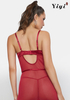 Red lover glamour female erotic lingerie-YiYi-UW20210341