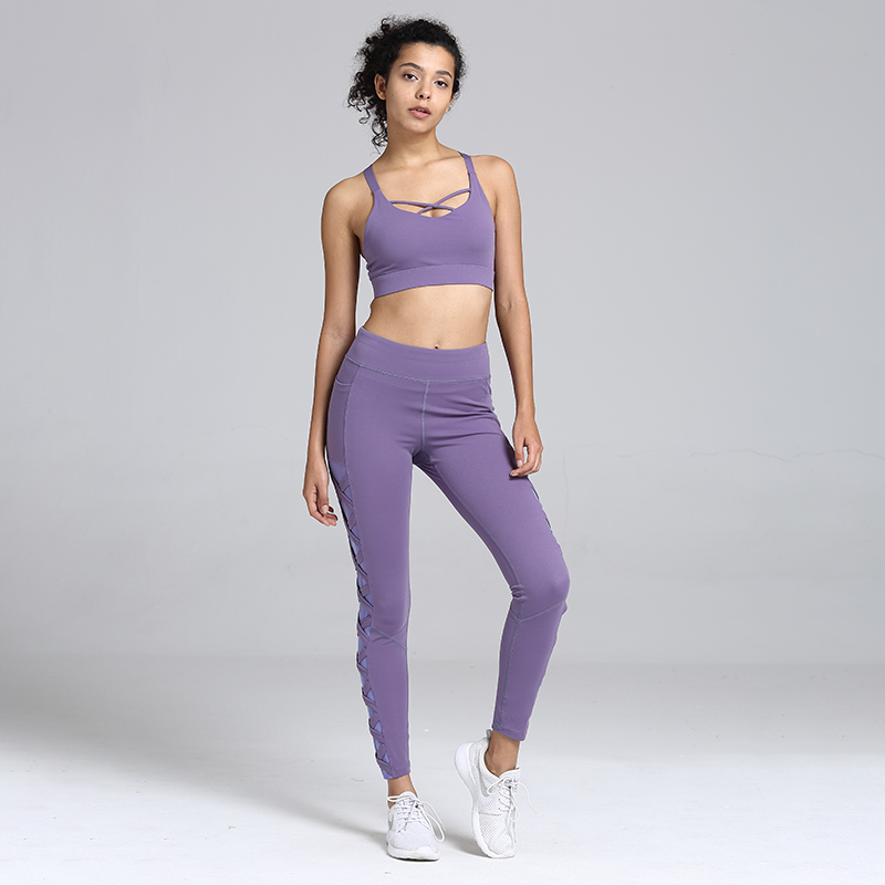 Breast Pad Elegant Women Fitness Shirt Yoga Wear -SPS92812