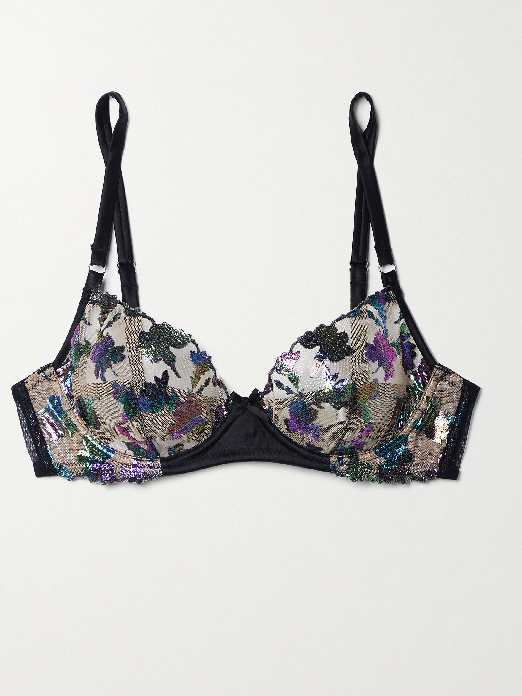 Sexy Lingerie with Black Underwire And Strapless Padding-YiYi-UW102813