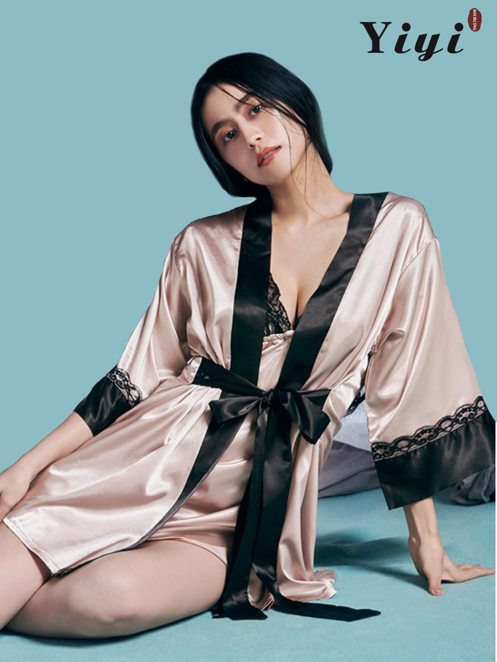 Pink Sexy Charming Women's Skirt Sleepwear-YiYi-SW2021016